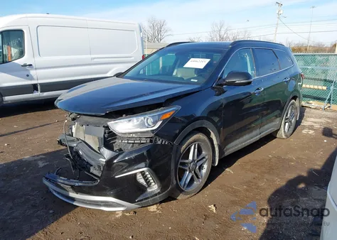 2017 Hyundai Santa Fe Limited Ultimate из США, поврежденный, VIN KM8SRDHF0HU256914